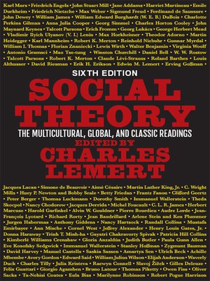 cover image of Social Theory